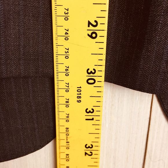 HART SCHAFFNER MARX Men's Dark Gray Sport Coat Blazer USA 100% Wool Size 48 Reg - Picture 10 of 11